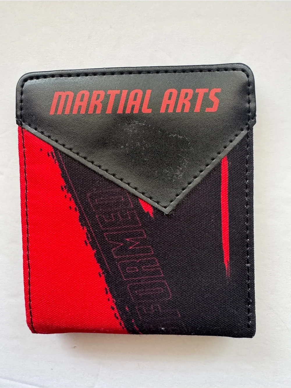 Tiger-Rock Martial Arts Bi-Fold Wallet Black & Red Student Uniform Wallet